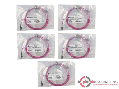 Przejdź do produktu 5x Kabel EasyLan LSD42200025 DPX LCD-LCD IVHH-18 2xG50/125 OM4 ev 2.5m Nowy