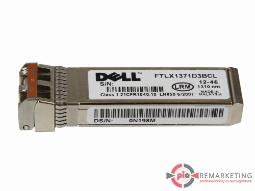 Przejdź do produktu Dell GBIC FTLX1371D3BCL 10GB SFP+ 1310nm LRM Duplex Transceiver 0N198M
