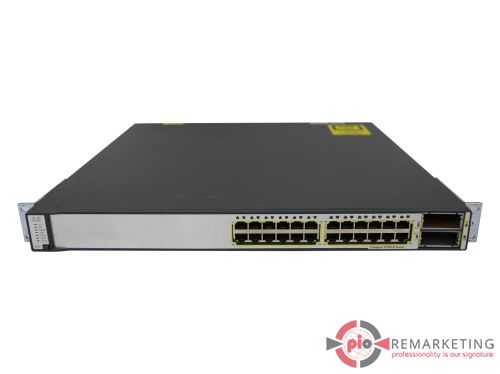 Przejdź do produktu Switch Cisco WS-C3750E-24TD-E 24x 1Gb 2x X2 10Gb Zarządzalny Uszy