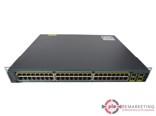 Przejdź do produktu Switch Cisco WS-C2975GS-48PS-L 48x PoE 1Gb 4x SFP 1Gb Zarządzalny Uszy