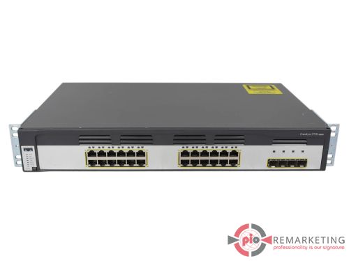 Przejdź do produktu Switch Cisco WS-C3750G-24TS-E 24x 1Gb 4x SFP 1Gb Zarządzalny Uszy