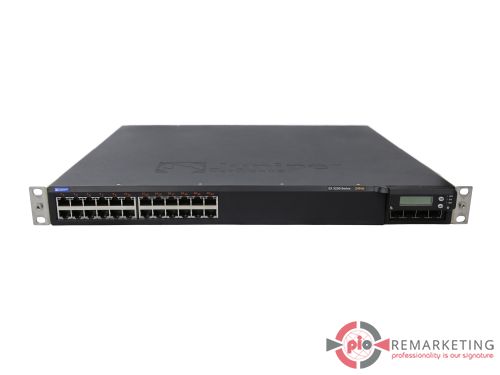 Przejdź do produktu Switch Juniper EX3200-24P 24x PoE 1Gb 4x SFP 1Gb Module Zarządzalny Uszy