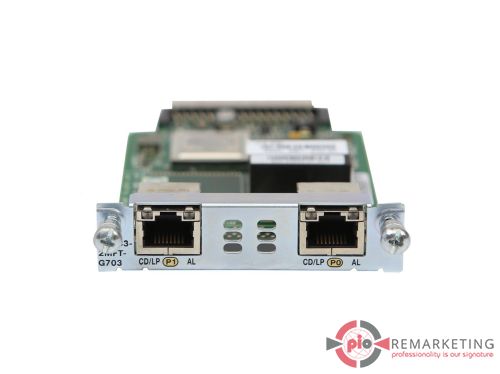 Przejdź do produktu Karta sieciowa Cisco VWIC3-2MFT-G703 2x T1/E1 Multiflex Trunk Voice/WAN