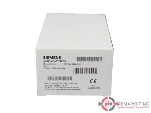 Przejdź do produktu Zasilacz AC/DC Siemens S30122-K7722-S1-1 38V 420mA