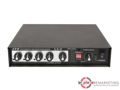 Przejdź do produktu Automatyczny Mikser Mikrofonowy JTS CS-4 4Kanały Wejściowe Brak Zasilacza