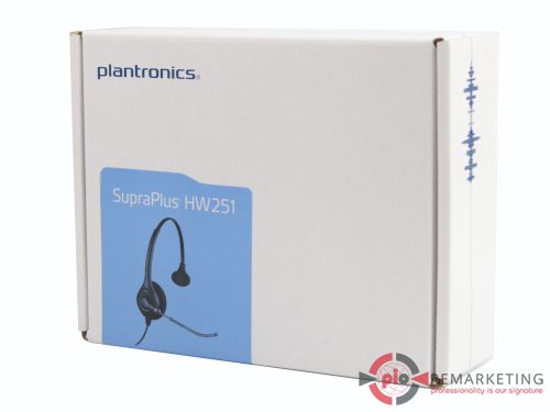 Przejdź do produktu Zestaw Słuchawkowy Mono Plantronics SupraPlus HW251 Wideband Nowy