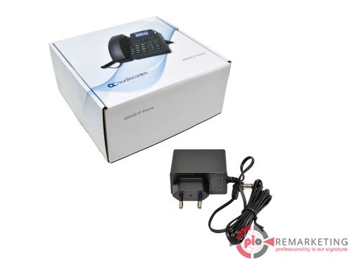 Przejdź do produktu Telefon IP Audiocodes 405HD Czarny PoE LCD Podstawka PSU GGWV00597 Nowy