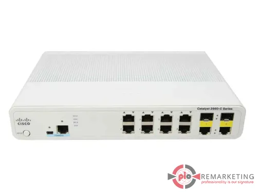 Przejdź do produktu Cisco Switch WS-C2960C-8TC-L 8x 100 2x 1000 2x Combo SFP Zarządzalny