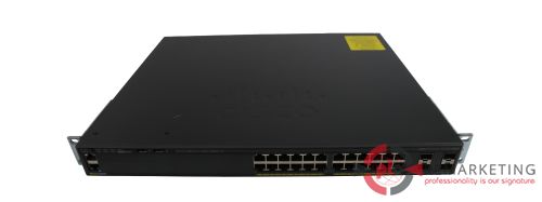 Przejdź do produktu Switch Cisco WS-C2960X-24PS-L 24x1Gb RJ45 PoE+ 4x1Gb SFP Uszy