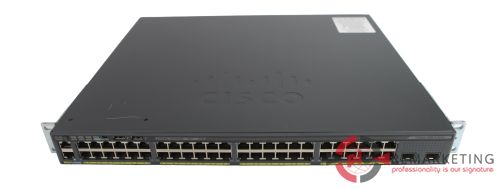 Przejdź do produktu Switch Cisco WS-C2960X-48LPD-L 48x1Gb RJ45 PoE+ 2x10Gb SFP+ Uszy
