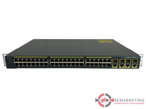 Przejdź do produktu Switch Cisco WS-C2960G-48TC-L V03 44x1Gb 4xCombo RJ45/SFP 1Gb PSU Uszy