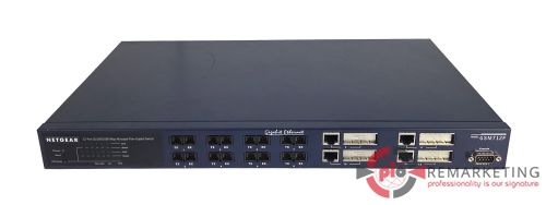 Przejdź do produktu Switch Netgear GSM712F 8x1Gb SC 4xCombo RJ45/GBIC PSU zarządzalny