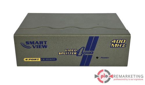 Przejdź do produktu Splitter VGA Smart View VS-814PF 1x4 400MHz 2048x1536 Bez PSU