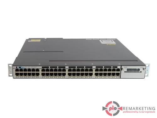 Przejdź do produktu Cisco WS-C3750X-48PF-S | Switch | 48× 1 Gb/s RJ-45 | PoE+ | 2× zasilacz | Zarządzalny | Uszy