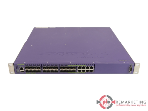 Przejdź do produktu Extreme Networks Summit X460-24x | Switch | 24× 1 Gb/s SFP | 8× 1 Gb/s RJ-45 | 2× zasilacz | Uszy