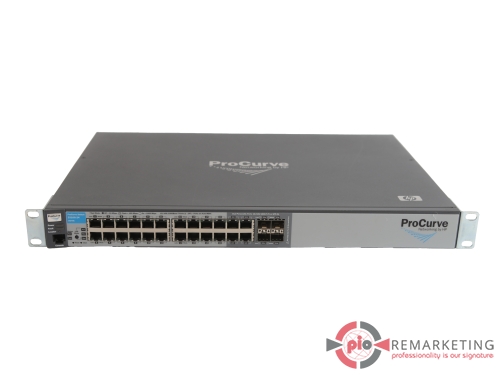 Przejdź do produktu HP ProCurve 2510G-24 J9279A | Switch | 24× 1 Gb/s RJ-45 | 4× 1 Gb/s SFP | Zarządzalny | Uszy
