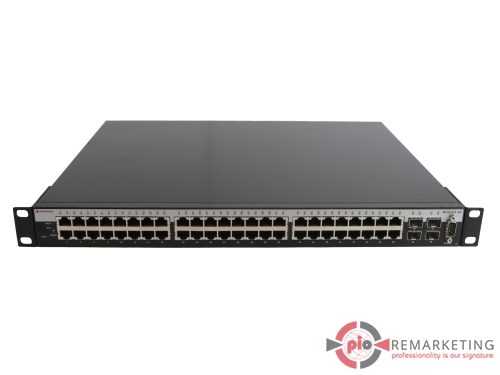 Przejdź do produktu Enterasys B5G124-48 | Switch | 48× 1 Gb/s | 4× 1 Gb/s Combo SFP | Zarządzalny | Uszy