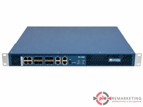 Przejdź do produktu Palo Alto PAN-PA-850 | Firewall | 4× 1 Gb/s RJ-45 | 4× 1 Gb/s SFP | 4× 10 Gb/s SFP+ | 2× zasilacz