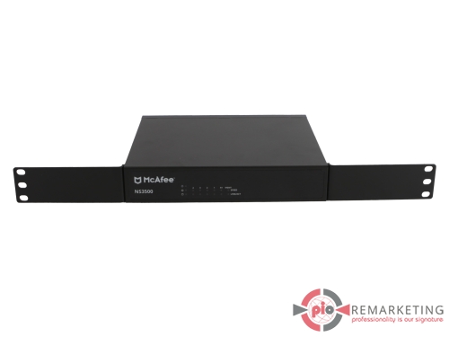 Przejdź do produktu McAfee NS3500 | Security Appliance IPS | 4× 1 Gb/s RJ-45 | Zasilacz | Uszy