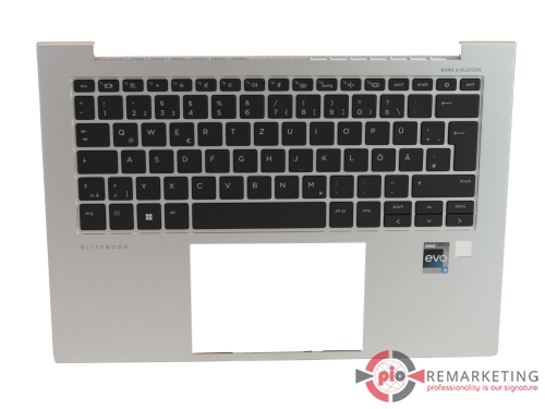 Przejdź do produktu Palmrest / Klawiatura HP N09059-041 QWERTZ DE Do 840 G9, 845 G9, 840 G10
