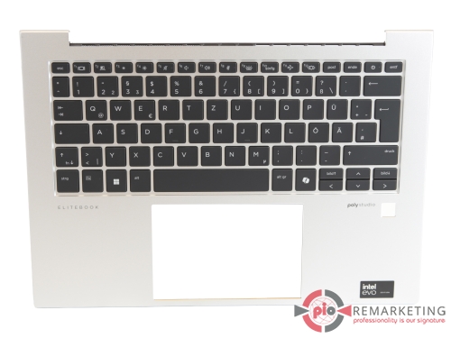 Przejdź do produktu Palmrest / Klawiatura HP N93654-041 QWERTZ DE Do EliteBook 840 G11