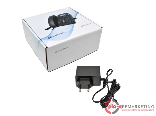 Przejdź do produktu Telefon IP Audiocodes 405HD Czarny PoE LCD Podstawka PSU GGWV00597 Nowy