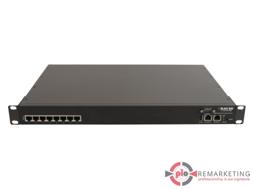 Przejdź do produktu Serwer konsolowy Black Box LES1208A-R2 724-746-5500 | 8× RJ-45 2x LAN | Uszy