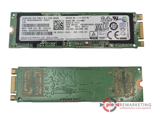 Przejdź do produktu Samsung PM871 MZ-NLN256D | Dysk SSD | 256 GB | M.2 2280 | SATA III | 6 Gb/s