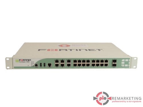 Przejdź do produktu Fortinet FortiGate 100D FG-100D | Firewall | 16× 1 Gb/s RJ-45 | 2× 1 Gb/s SFP | 1× zasilacz AC | Uszy