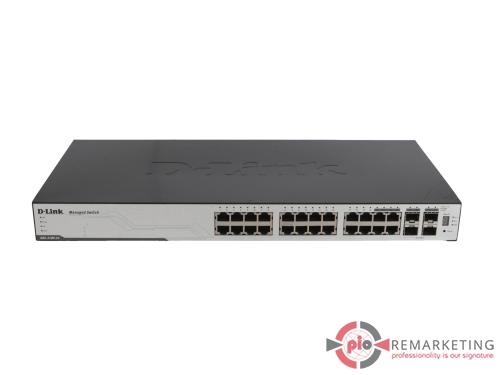 Przejdź do produktu D-Link DGS-3100-24 | Switch | 24× 1 Gb/s RJ-45 | 4× 1 Gb/s SFP Combo | Zarządzalny