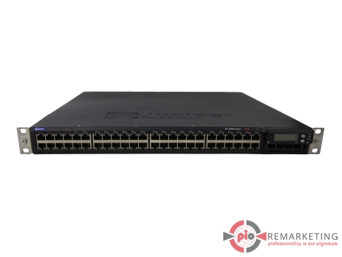 Przejdź do produktu Juniper EX3200-48T | Switch | 48× 1 Gb/s (8× | PoE) | 4× 1 Gb/s SFP Module | Zarządzalny | Uszy