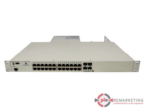 Przejdź do produktu Alcatel-Lucent 6850-P24 | Switch | 24× | PoE 1 Gb/s | 4× Combo SFP 1 Gb/s 1x PS | 360 W | Zarządzalny | Uszy