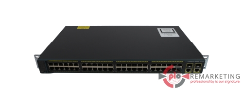 Przejdź do produktu Cisco Catalyst WS-C2960-48TC-L | Switch | 48× 100 Mb/s RJ-45 | 2× 1 Gb/s Combo | Uszy
