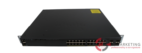 Przejdź do produktu Switch Cisco WS-C2960X-24PS-L 24x1Gb RJ45 PoE+ 4x1Gb SFP Uszy