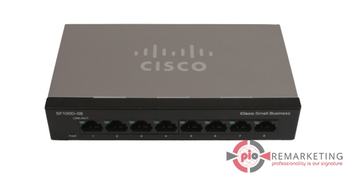 Przejdź do produktu Switch Cisco SF100D-08 V2 8x100Mb RJ45 Niezarządzalny Bez Zasilacza