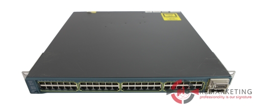Przejdź do produktu Switch Cisco WS-C3560E-48PD-S 48x1Gb RJ45 PoE 2x1Gb SFP 1x10Gb CX4 Uszy