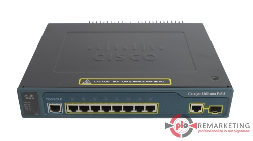 Przejdź do produktu Switch Cisco Catalyst WS-C3560-8PC-S 8x100Mb RJ45 PoE 1x1Gb RJ45/SFP