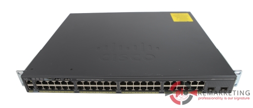 Przejdź do produktu Switch Cisco WS-C2960X-48FPD-L 48x1Gb PoE+ 2x10Gb SFP+ Uszy