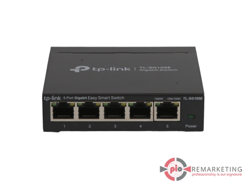 Przejdź do produktu Switch TP-Link TL-SG105E V5.0 5x1Gb RJ45 Zarządzalny Bez Zasilacza