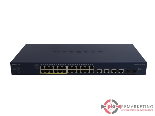 Przejdź do produktu Switch NETGEAR FS728TLP 24x100Mb 2x1Gb RJ45 2x1Gb Combo SFP PoE Bez Uszu