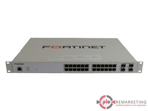 Przejdź do produktu Switch Fortinet FS-124E-FPOE 24x1Gb RJ45 4x1Gb SFP PoE+ Uszy Zarządzalny