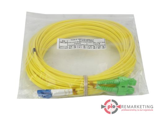 Przejdź do produktu Kabel Patchcord Fiber Optic LC/UPC SC/APC SM G657a1 DX 3.0mm LSZH 12,5m Nowy