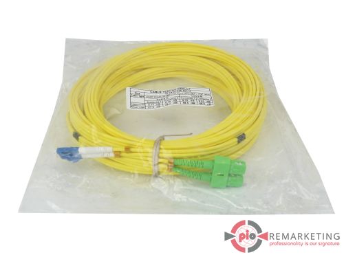Przejdź do produktu Kabel Patchcord Fiber Optic LC/UPC SC/APC SM G657a1 DX 3.0mm LSZH 15m Nowy