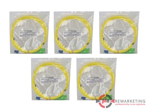 Przejdź do produktu 5x Kabel Patchcord Fiber Optic LC/UPC SC/APC SM G657a1 DX 3.0mm LSZH 3m Nowy